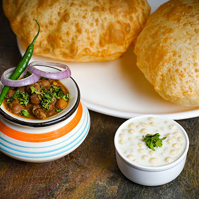 chole bhature- pure vegetarian food in navi mumbai